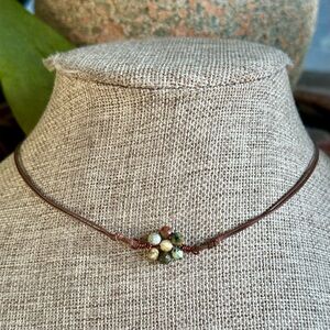 Crystal Flower Choker